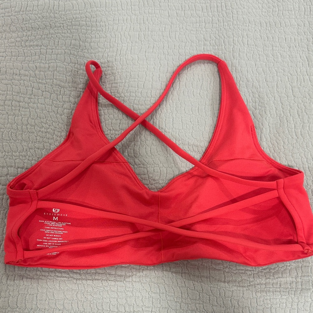 Ryderwear Vibrant Red Sports Bra - Picture 3 of 4